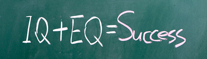 MYTH: EQ (emotional quotient) is important, but traditional intelligence (IQ) is more important in business.